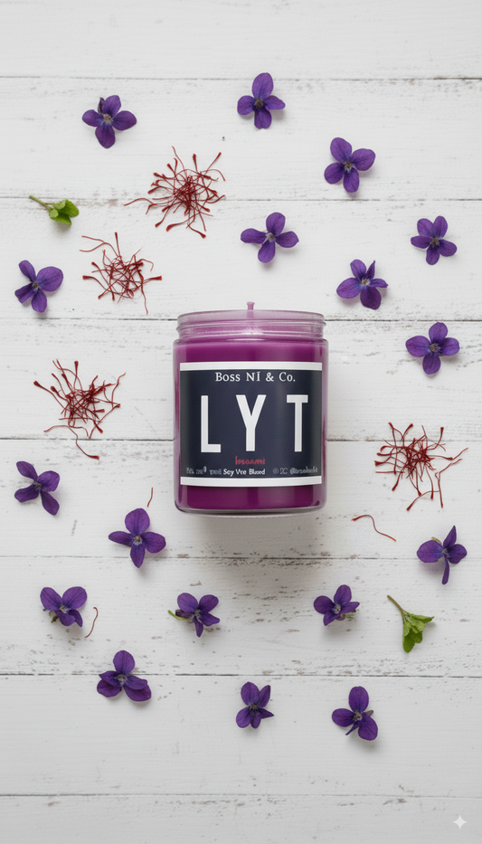 Seductive Black Violet and Saffron