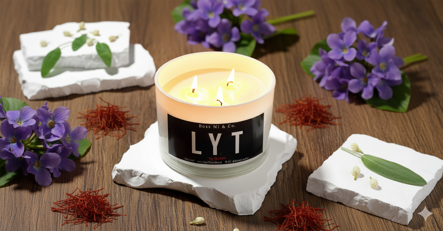 Seductive Black Violet and Saffron